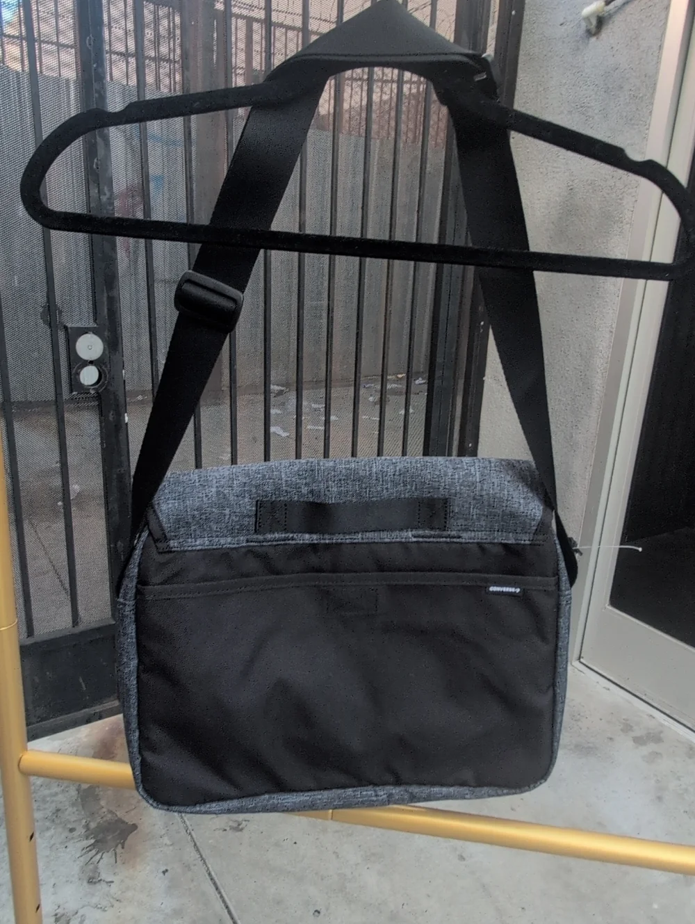 Converse All Star Gray Messenger Bag NWOT